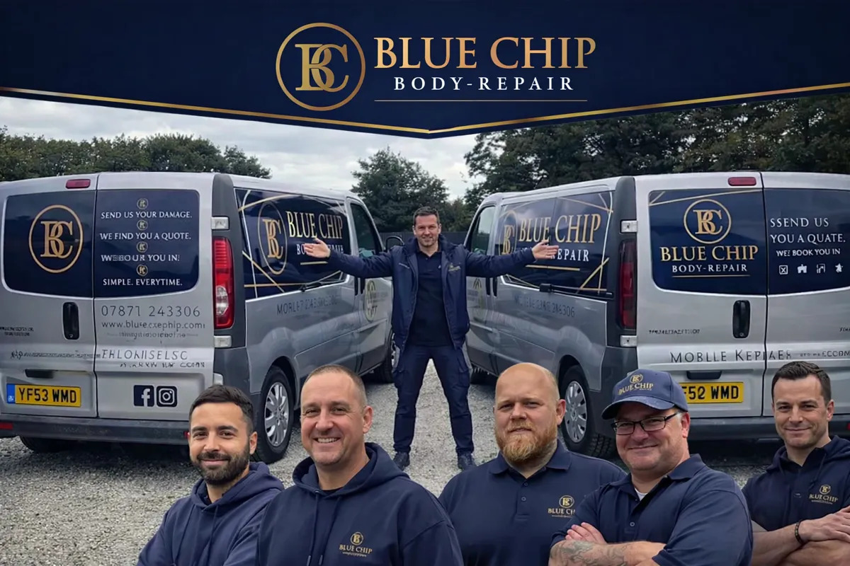 Blue Chip Body Repair ad